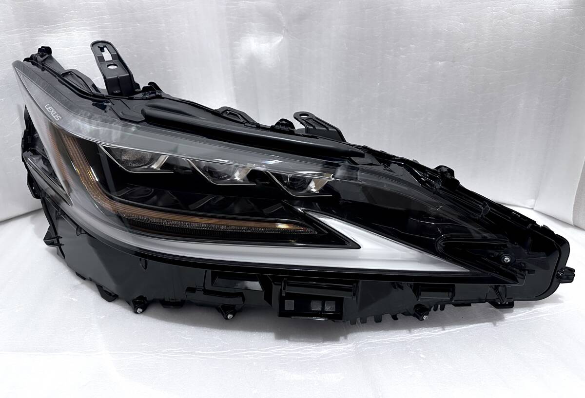 極美品/破損無 レクサス ES300h AXZH10 AXZH11 前期 純正 三眼 3眼 LED 右 ヘッドライト ヘッドランプ 81145-33G31 KOITO 33-263 打刻 H_画像1