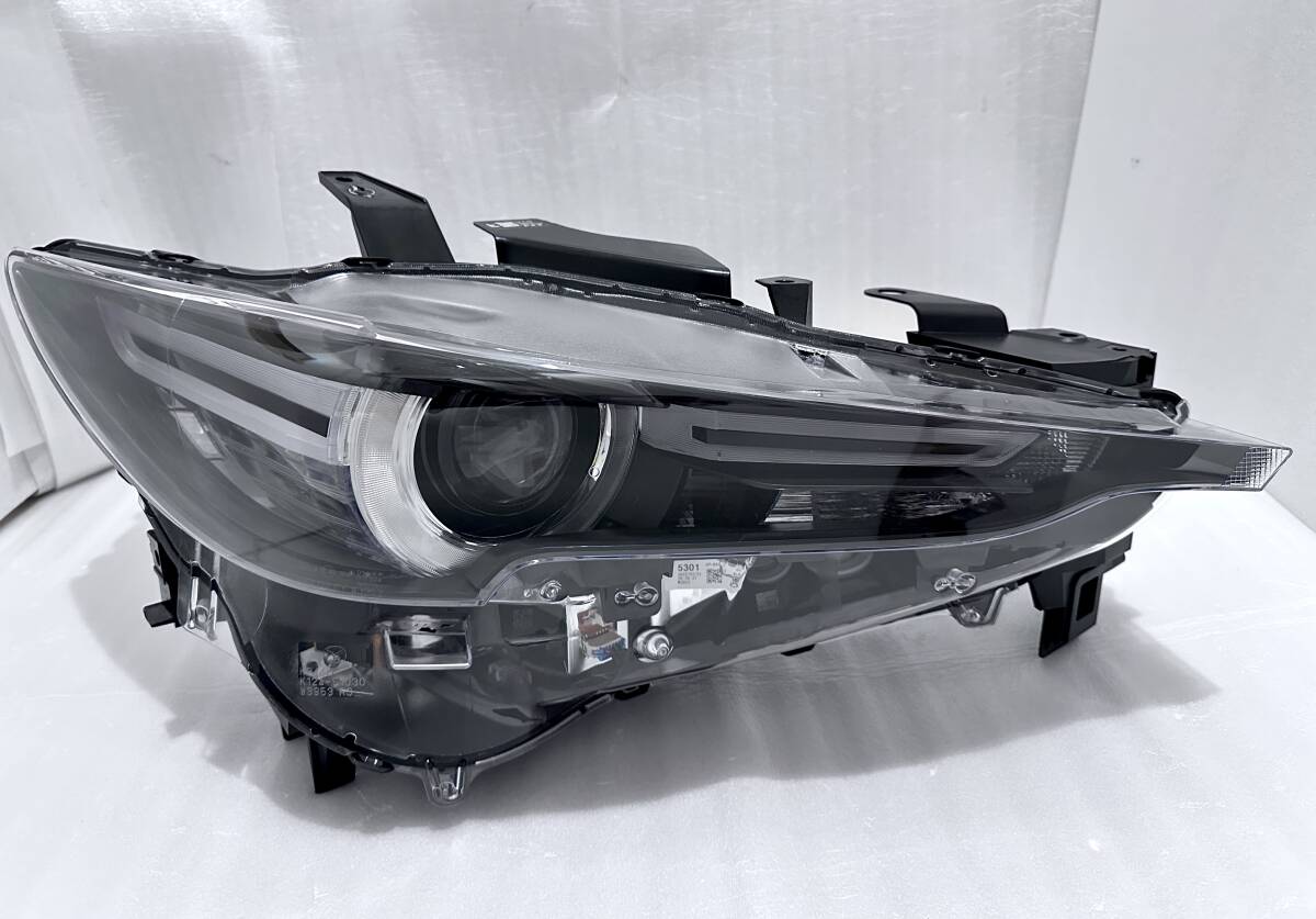 превосходный товар / повреждение нет Mazda CX-5 CX-8 KFEP KF5P KF2P оригинальный правый водительское сиденье передняя фара передняя фара правая фара LED W3953 предыдущий период KF KG печать hi