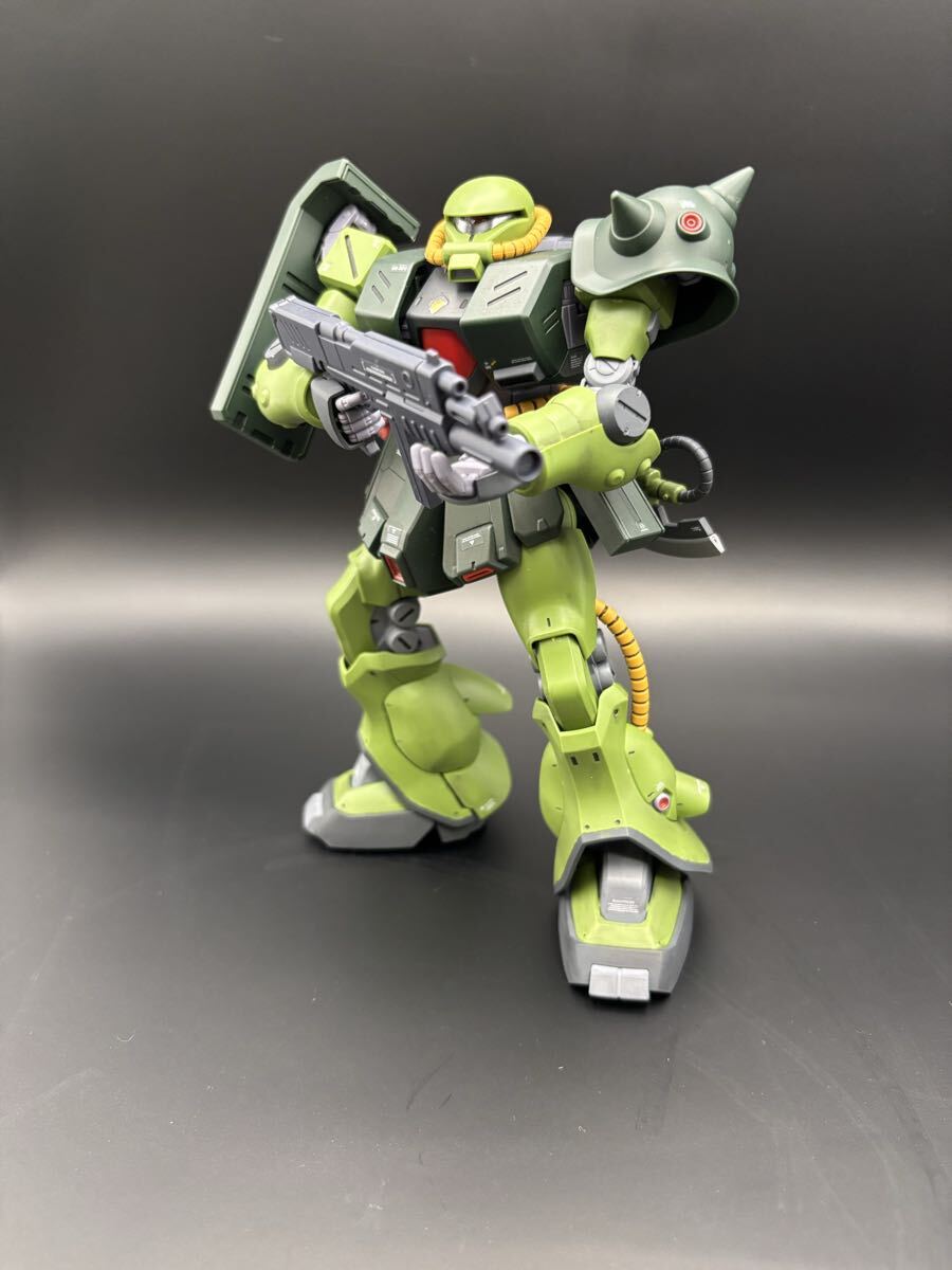 RE/100 ザクⅡ改 ZAKUⅡFZ ガンプラ 完成品 部分塗装 汚し塗装あり 水性トップコート仕上げ_画像1
