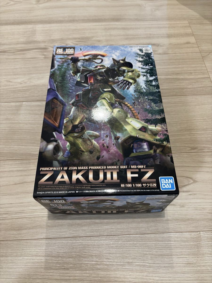 RE/100 ザクⅡ改 ZAKUⅡFZ ガンプラ 完成品 部分塗装 汚し塗装あり 水性トップコート仕上げ_画像3