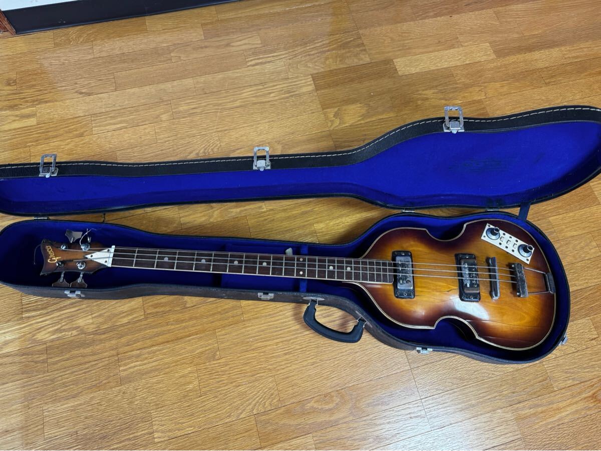 Greco バイオリンベース エレキベース 音出しOK_画像1