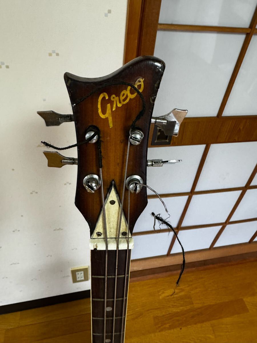 Greco バイオリンベース エレキベース 音出しOK_画像3