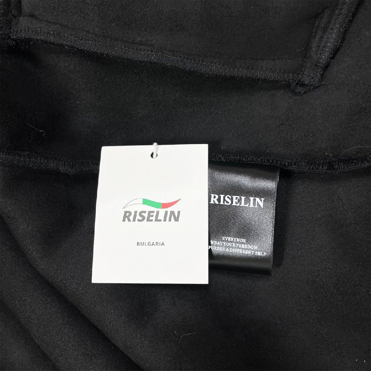 上級ヨーロッパ製※定価10万◆ブルガリア発※RISELIN ファーコート ジャケット 豪華ミンク混 柔らか 保温 毛皮コート アウター 防寒着 M/46_画像9