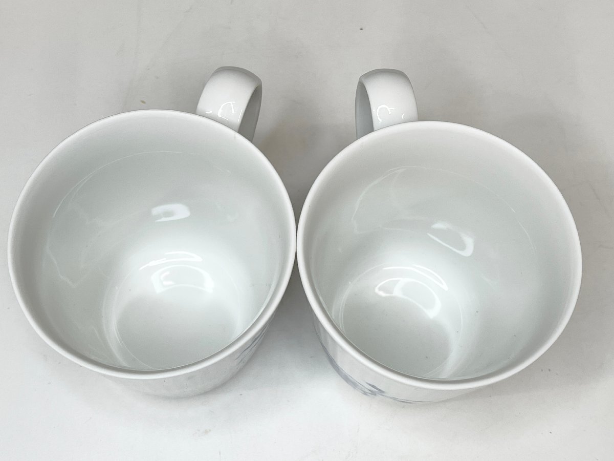 ●美品 ロイヤルコペンハーゲン ブルーフルーテッド メガ ペアカップ マグカップ S コーヒーカップ 洋食器 定価1.1万 元箱有り A (他1277）_画像5