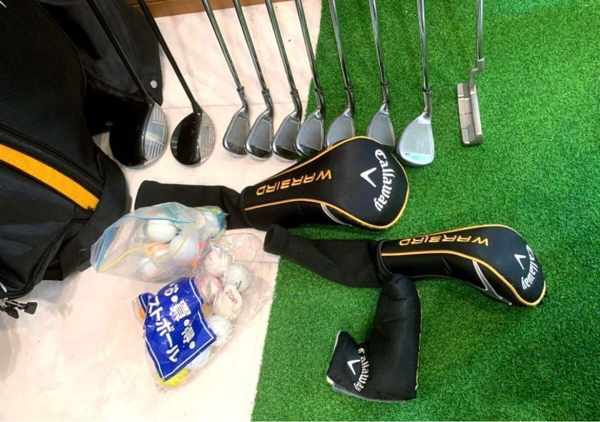 送料無料 豪華 キャロウェイ ウォーバード ゴルフクラブ フルセット 優しい_画像7