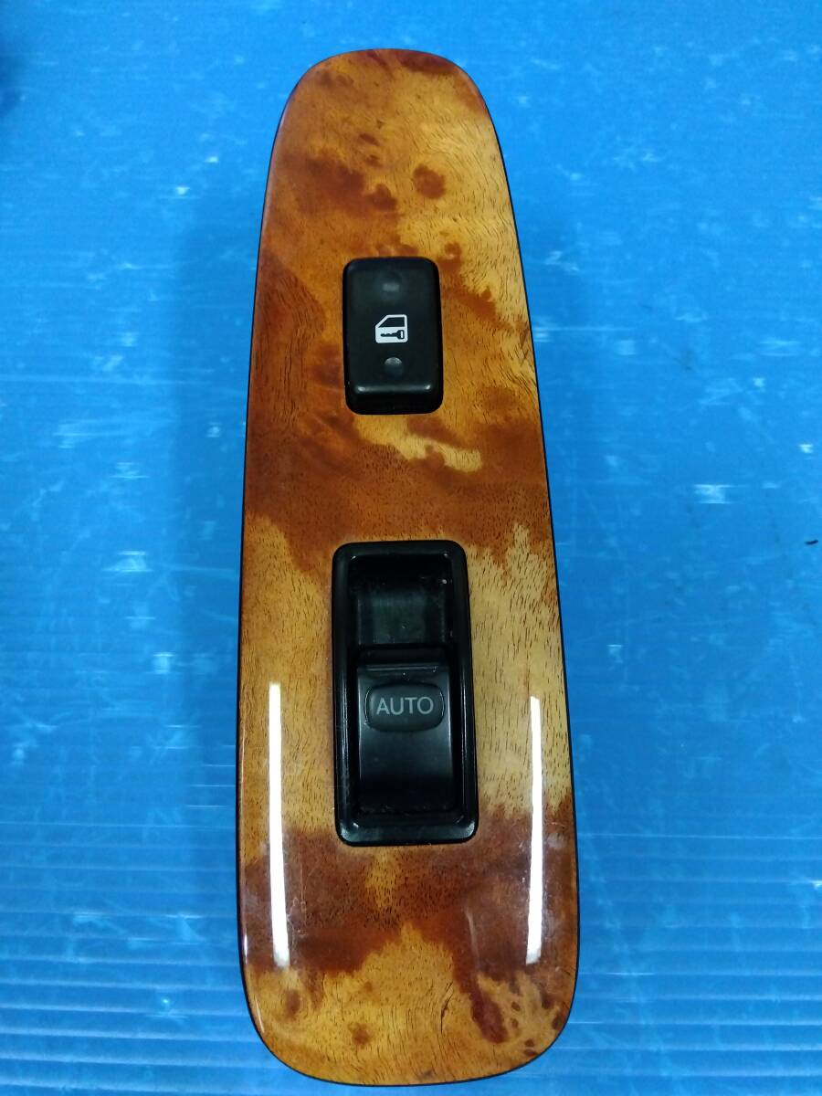 トヨタ セルシオ UCF21後期外し パワーウインドウスイッチ 茶木目調 動作確認済 4点セット_画像6