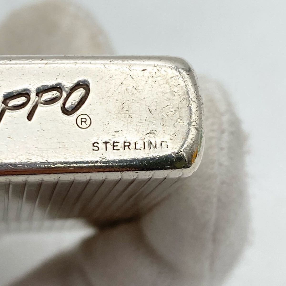 K Zippo スターリングシルバー 純銀ライター 総重量61.2g ジッポ STERLING刻印 シルバー 純銀 ライターSV SILVER 銀製品 モノトクの画像4