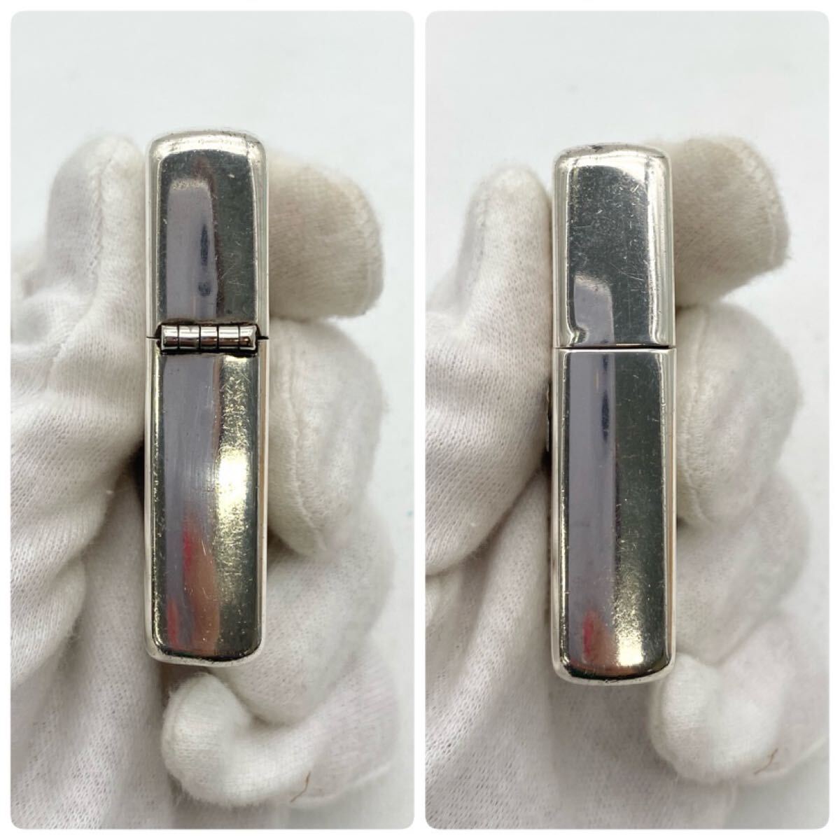 K Zippo スターリングシルバー 純銀ライター 総重量61.2g ジッポ STERLING刻印 シルバー 純銀 ライターSV SILVER 銀製品 モノトクの画像7