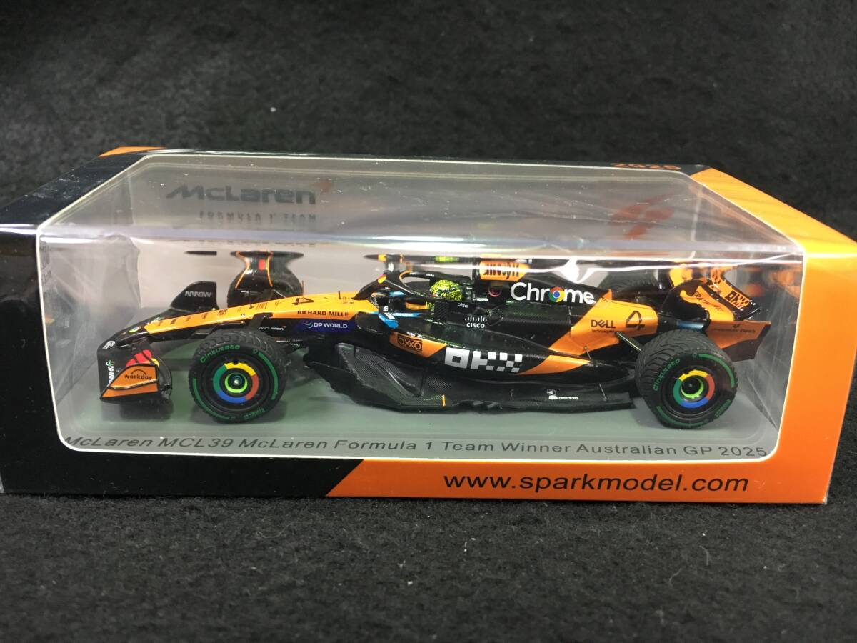 ●新品未開封●S9581●スパーク 1/43 マクラーレン F1チーム 2025 F1 オーストラリアGP ウィナー #4 L.ノリス _画像1