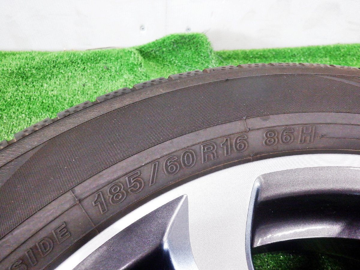 ☆デミオ DJ5AS 純正 16インチ タイヤ付4本セット☆ 16X5.5J 4H-100 +55 185/60R16 ★送料無料(沖縄・離島は除く)★ 256392_画像5