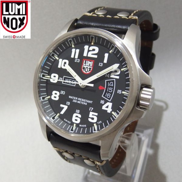 ★LUMINOX ATACAMA FIELD SERIES 1820 デイデイト クォーツ 腕時計 アタカマ フィールド シリーズ ルミノックス★ジャンク_画像1