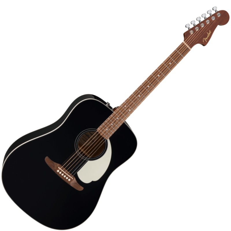 Fender California Standard Redondo, Spruce Top, Ivory Pickguard, Black акустическая гитара ( крыло )