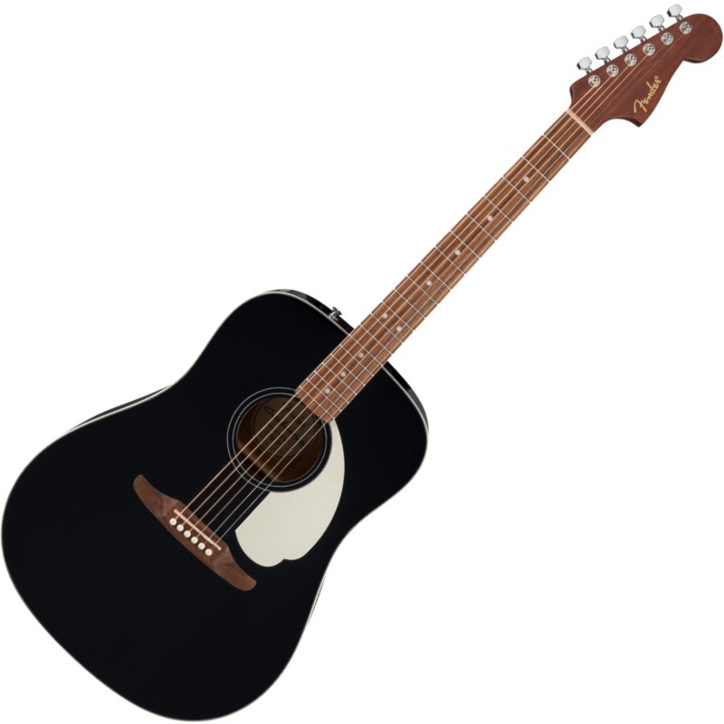 Fender California Standard Redondo, Spruce Top, Ivory Pickguard, Black акустическая гитара ( крыло )