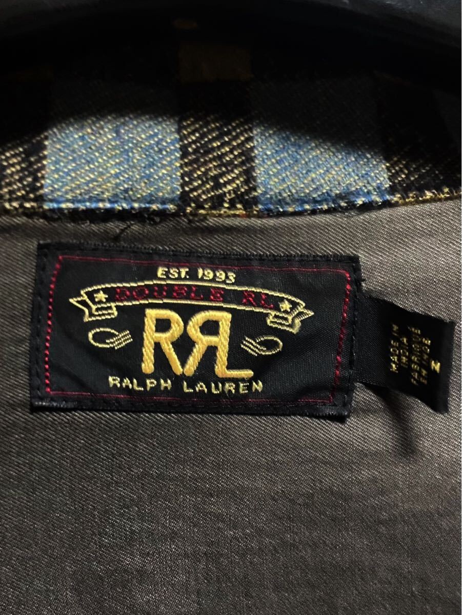 名作 RRL ジャガード シャツジャケット M ネイティブ柄 ウール ダブルアールエル 長袖シャツ_画像4