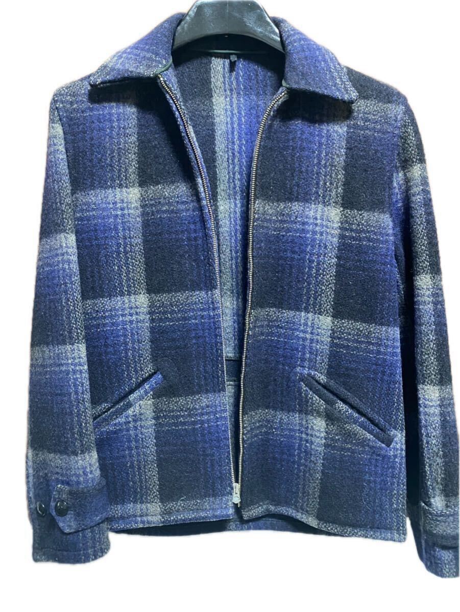 【50s ヴィンテージ】スポーツジャケット スペシャルビンテージ チェック 希少ロング丈 極上 ミント コンディション 美品_画像1