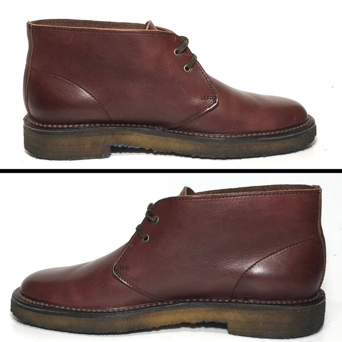 リーガルREGAL 25.5cm メンズ チャッカブーツ 茶 ブラウン 52UR レザーシューズ 本革_画像2