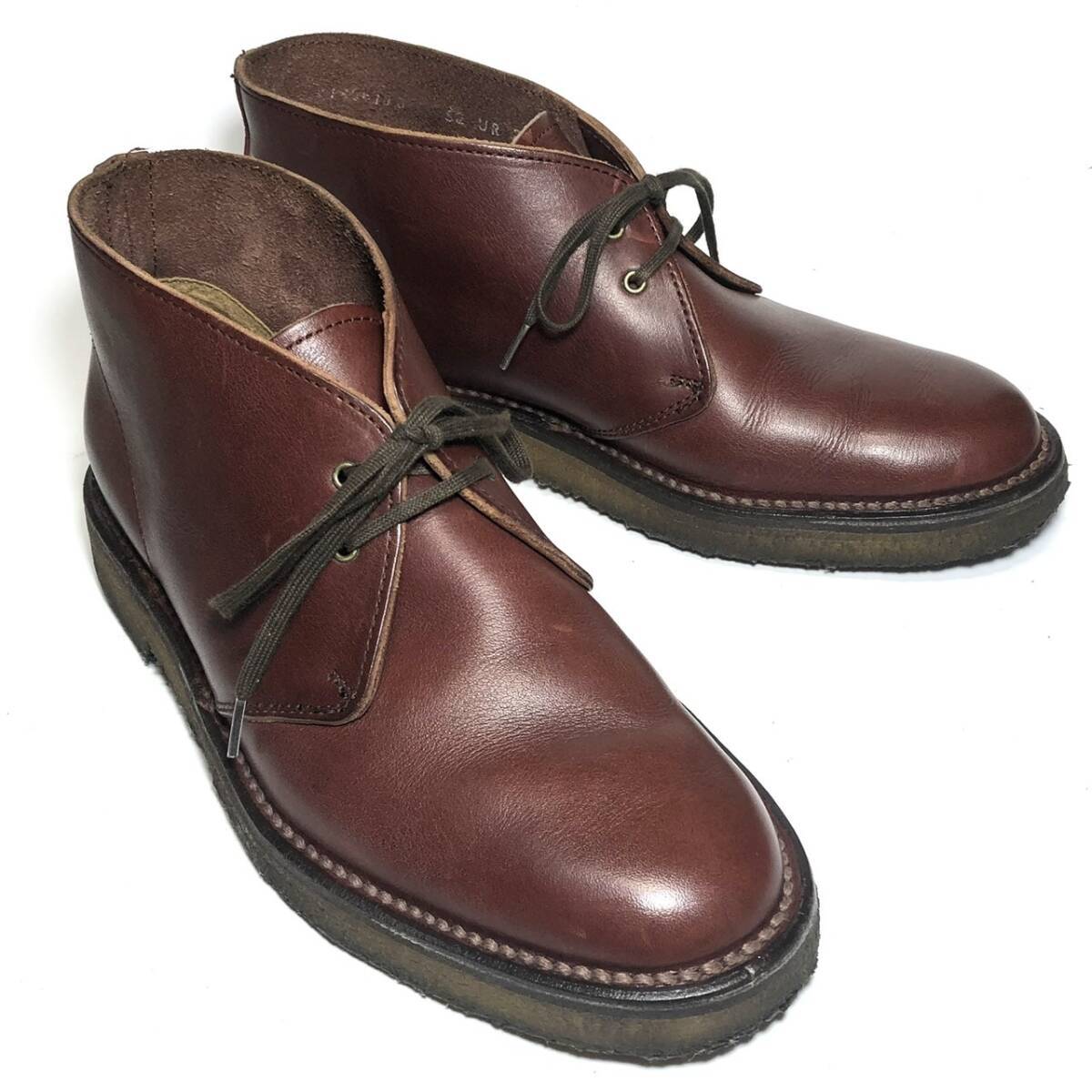 リーガルREGAL 25.5cm メンズ チャッカブーツ 茶 ブラウン 52UR レザーシューズ 本革_画像4