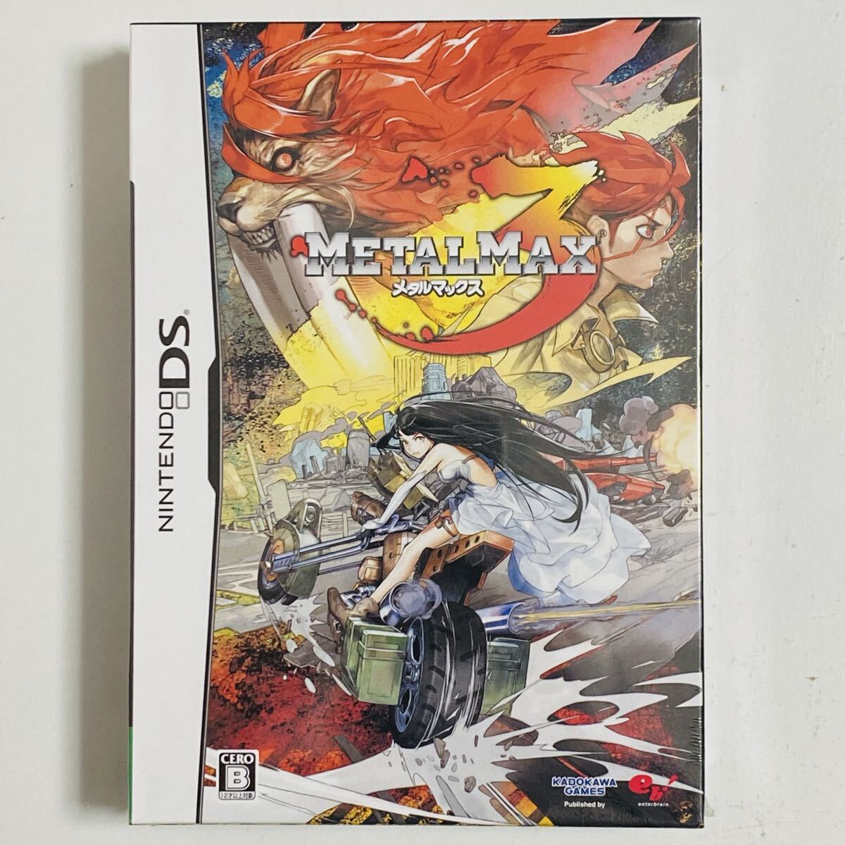 【未開封品】KADOKAWA GAMES 角川ゲームス enterbrain エンターブレイン Nintendo DS METAL MAX メタルマックス3 ソフト_画像1