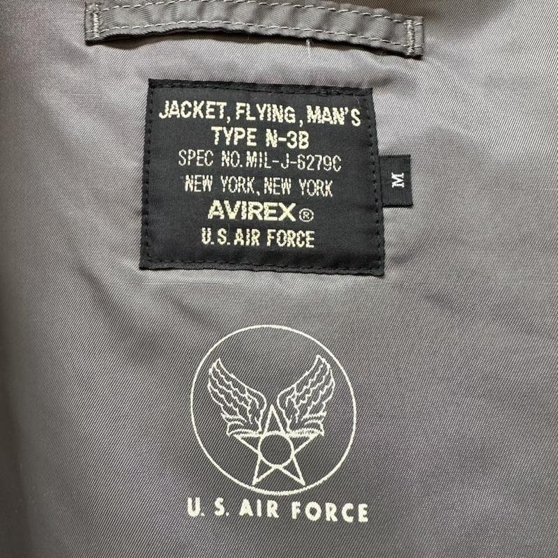 アヴィレックス N-3B 後期 復刻 フライト ジャケット ファー 6112070 M_画像4