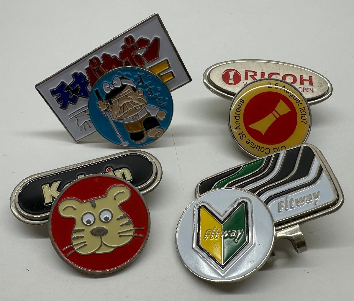 ライオンズクラブ LIONS CLUB ピン ピンバッジ チャーム ゴルフマーカー等 46点おまとめ ご当地 Kolwin 天才バカボン Fitway RICOH_画像7