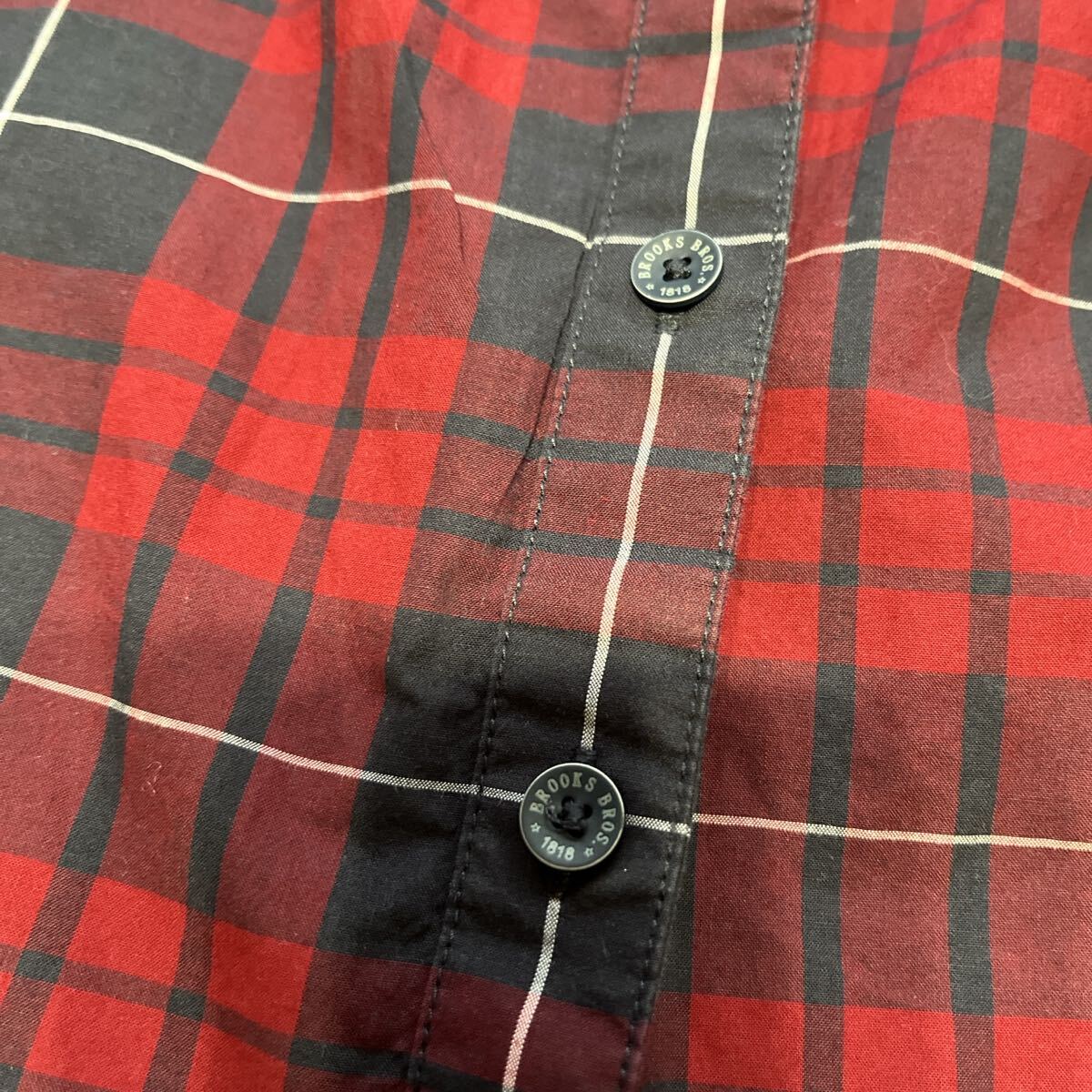 BROOKS BROTHERS チェック柄シャツワンピース　S ウエストリボン_画像4