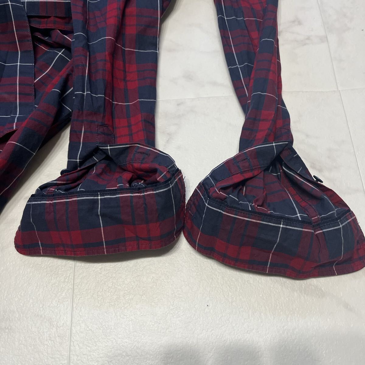 BROOKS BROTHERS チェック柄シャツワンピース　S ウエストリボン_画像7