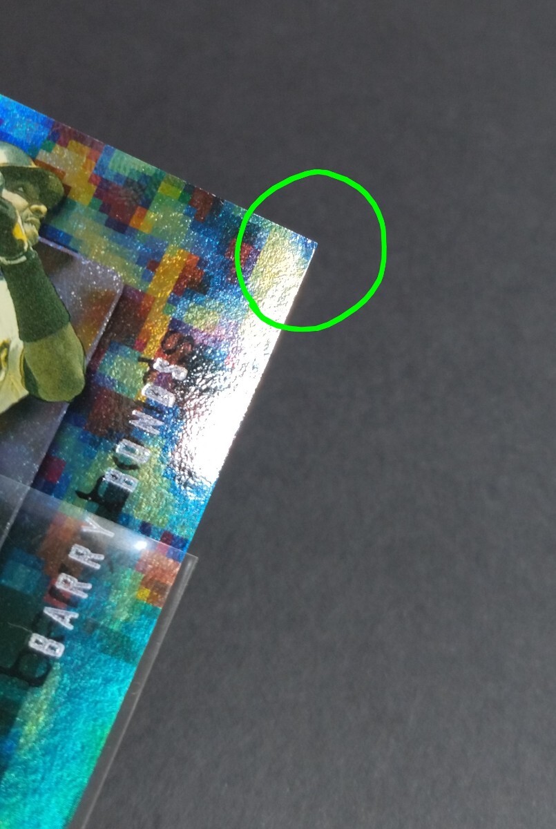 MLB 2001年upper deck バリー・ボンズ(ジャイアンツ)e-Card No,E6。※右上カド、表裏少しのダメージあり(画像3、4)Giants BARRY BONDS _画像3