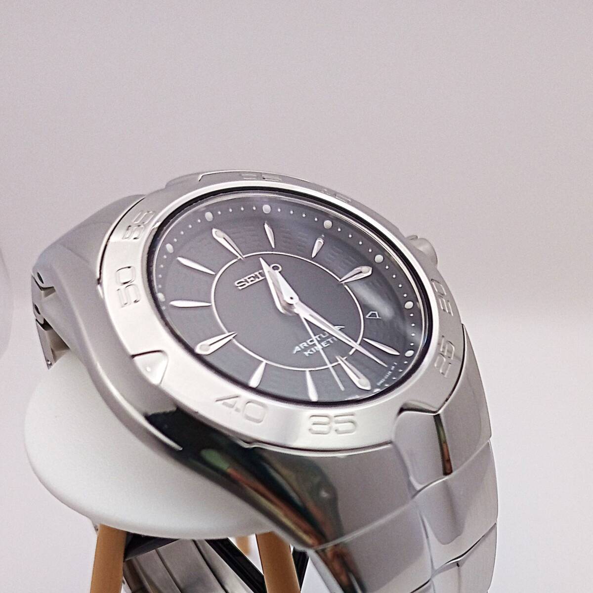 「上映:宝島」 SEIKOセイコーキネティック アークチュラ 5M62-0AX0 稼働美品 二次電池交換済 希少性高_画像3