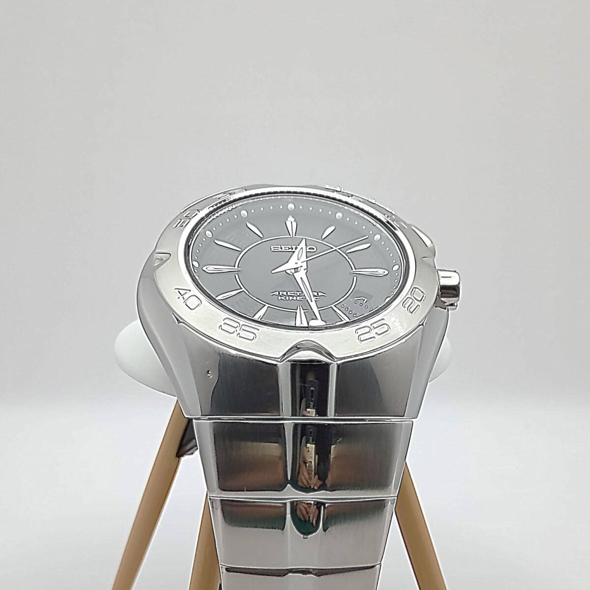「上映:宝島」 SEIKOセイコーキネティック アークチュラ 5M62-0AX0 稼働美品 二次電池交換済 希少性高_画像4