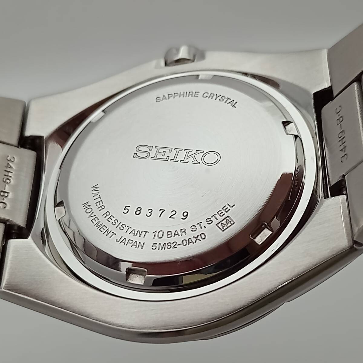 「上映:宝島」 SEIKOセイコーキネティック アークチュラ 5M62-0AX0 稼働美品 二次電池交換済 希少性高_画像9