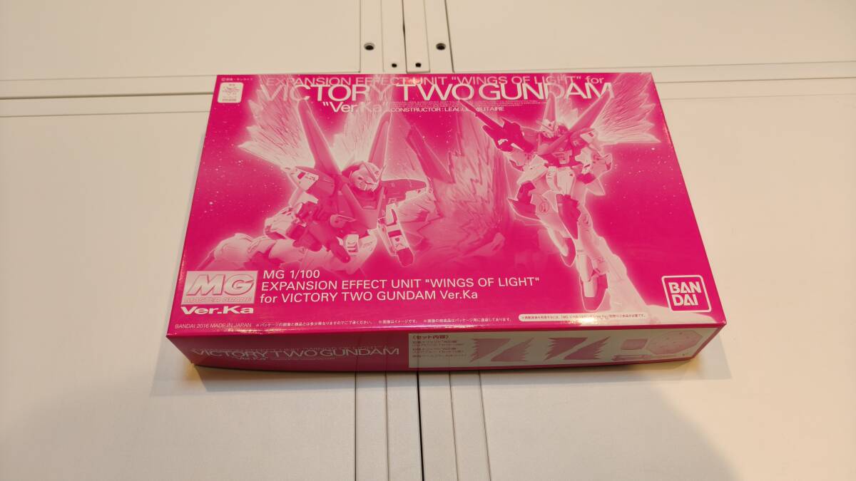 o суммировать теплый прием ~ 1/100 MG V2 Gundam Ver. Ka для повышение эффект единица ~ свет. крыло ~