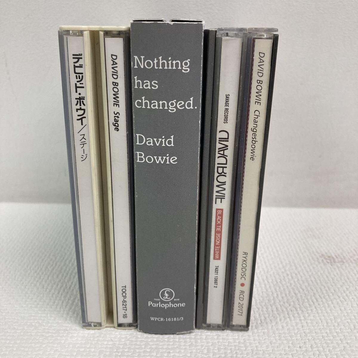 I1017P3 まとめ★デヴィッド・ボウイ DAVID BOWIE CD 4巻セット 音楽 洋楽 / STAGE / BLACK TIE NOISE WHITE / CHANGES BOWIE 他_画像2