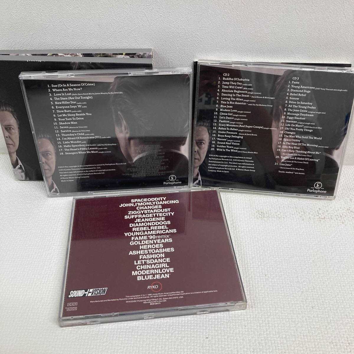I1017P3 まとめ★デヴィッド・ボウイ DAVID BOWIE CD 4巻セット 音楽 洋楽 / STAGE / BLACK TIE NOISE WHITE / CHANGES BOWIE 他_画像7