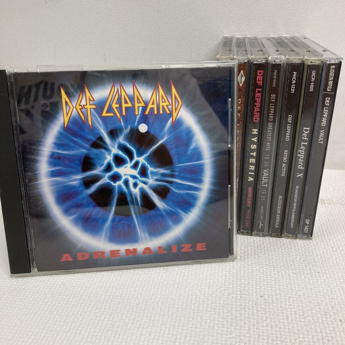 I1017P3 まとめ★DEF LEPPARD デフ・レパード CD 8巻セット 音楽 洋楽 ハードロック / ADRENALIZE / VAULT / EUPHORIA / RETRO ACTIVE 他_画像1