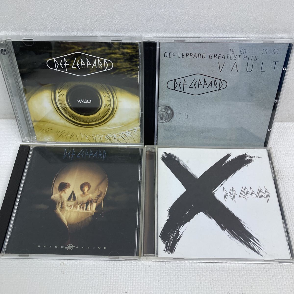 I1017P3 まとめ★DEF LEPPARD デフ・レパード CD 8巻セット 音楽 洋楽 ハードロック / ADRENALIZE / VAULT / EUPHORIA / RETRO ACTIVE 他_画像6