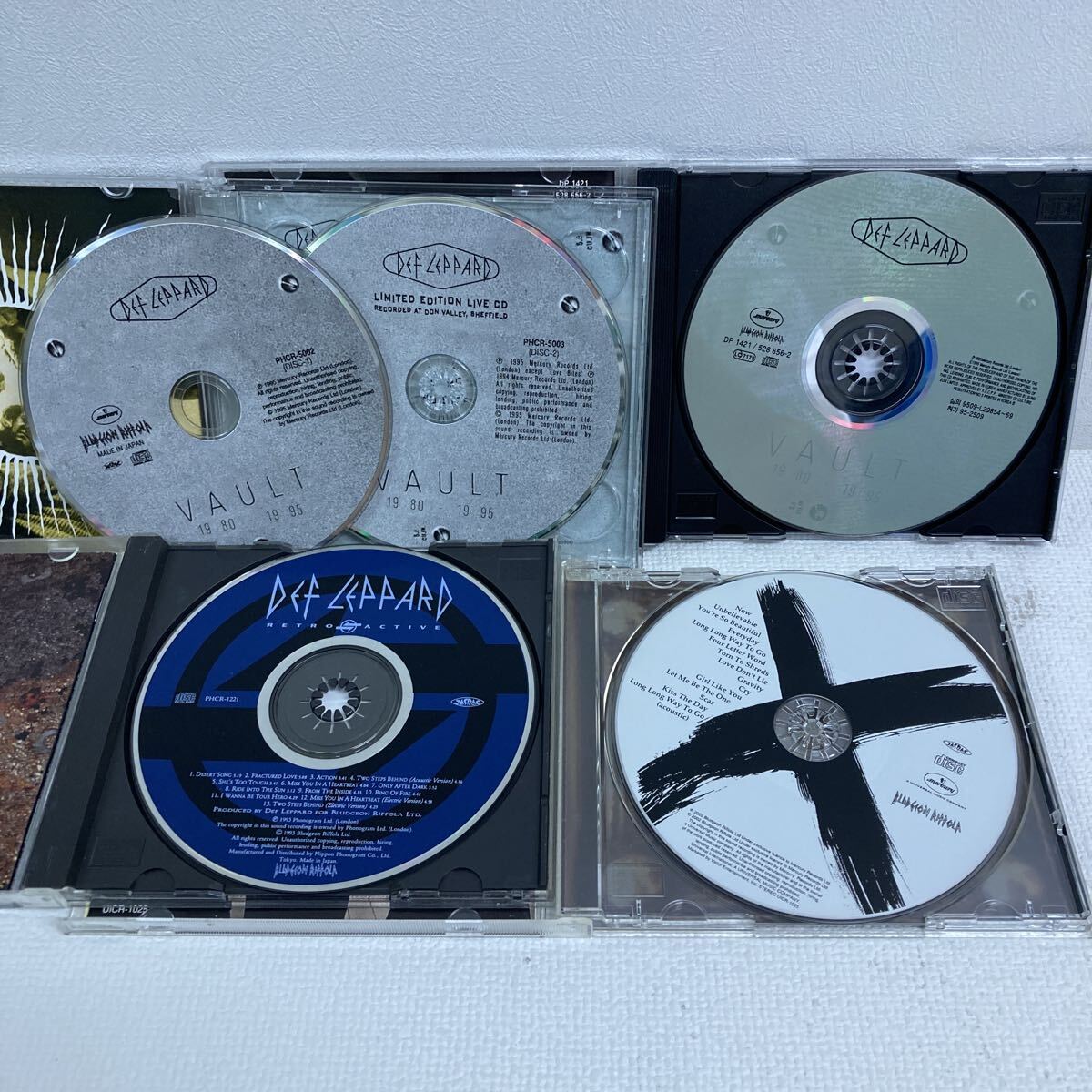 I1017P3 まとめ★DEF LEPPARD デフ・レパード CD 8巻セット 音楽 洋楽 ハードロック / ADRENALIZE / VAULT / EUPHORIA / RETRO ACTIVE 他_画像7