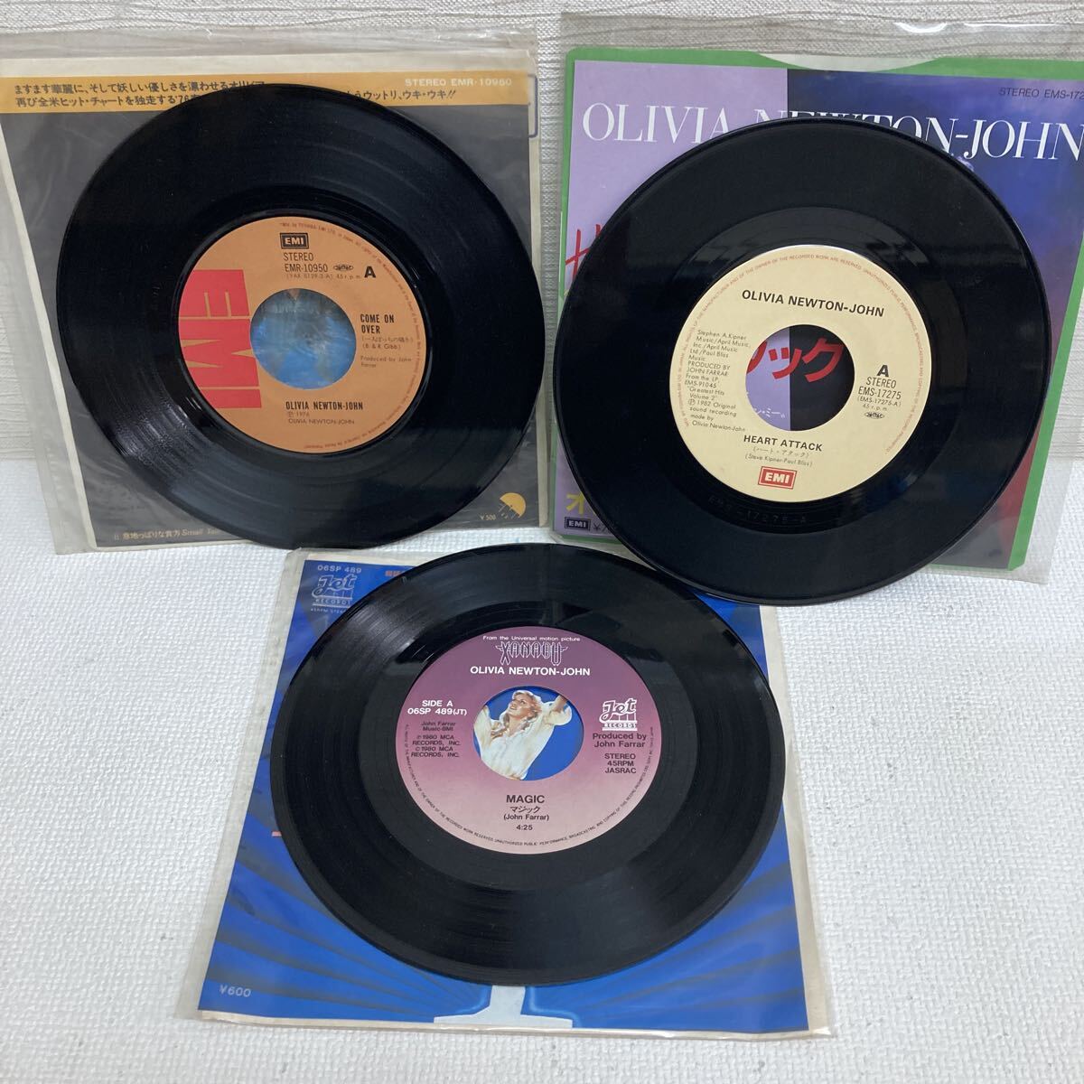 I1019A3 まとめ★オリビア・ニュートン・ジョン OLIVIA NEWTON-JOHN EP レコード 12巻セット 音楽 洋楽 / ザナドゥ / ジョリーン 他_画像5