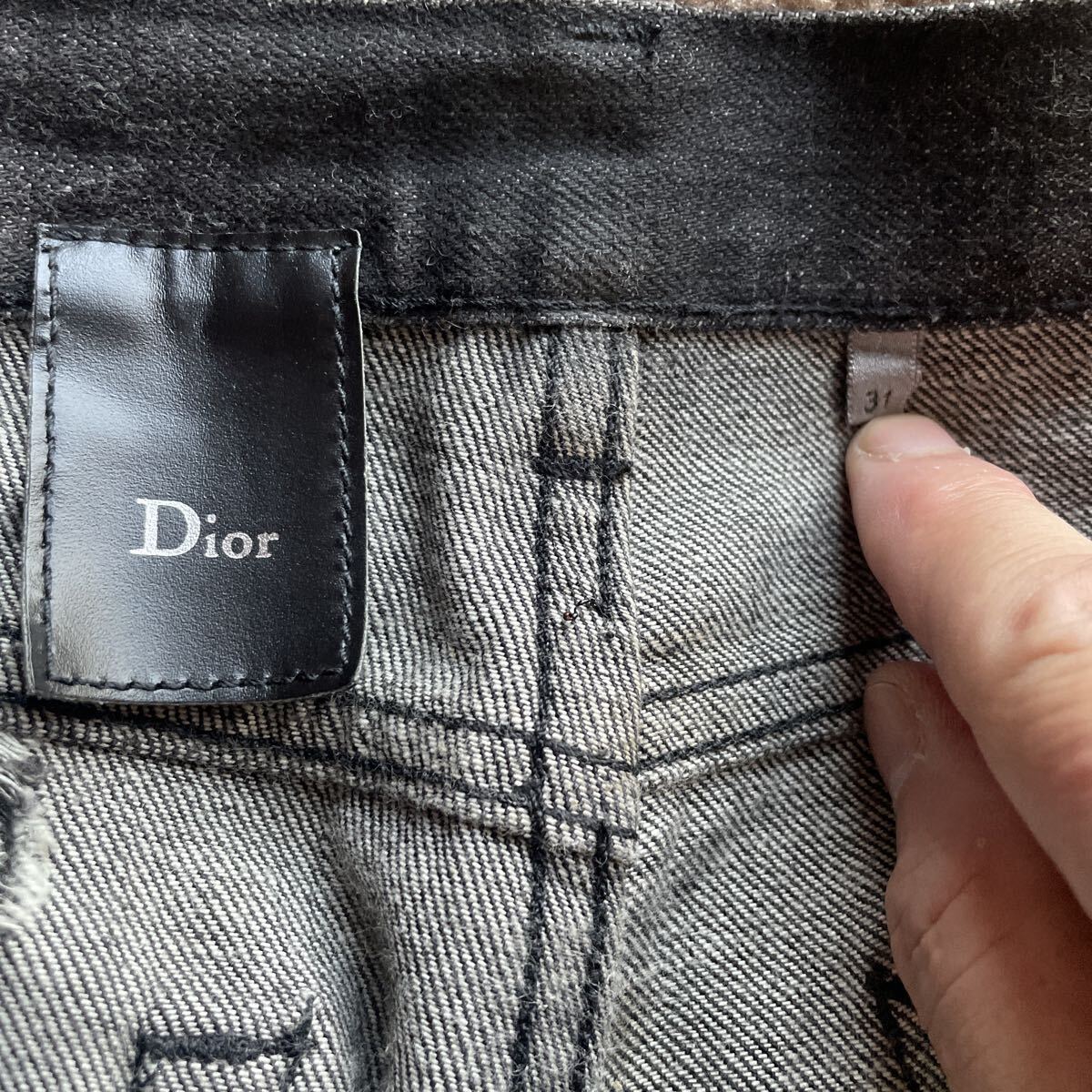 Diorエディ期 クラッシュデニム_画像3