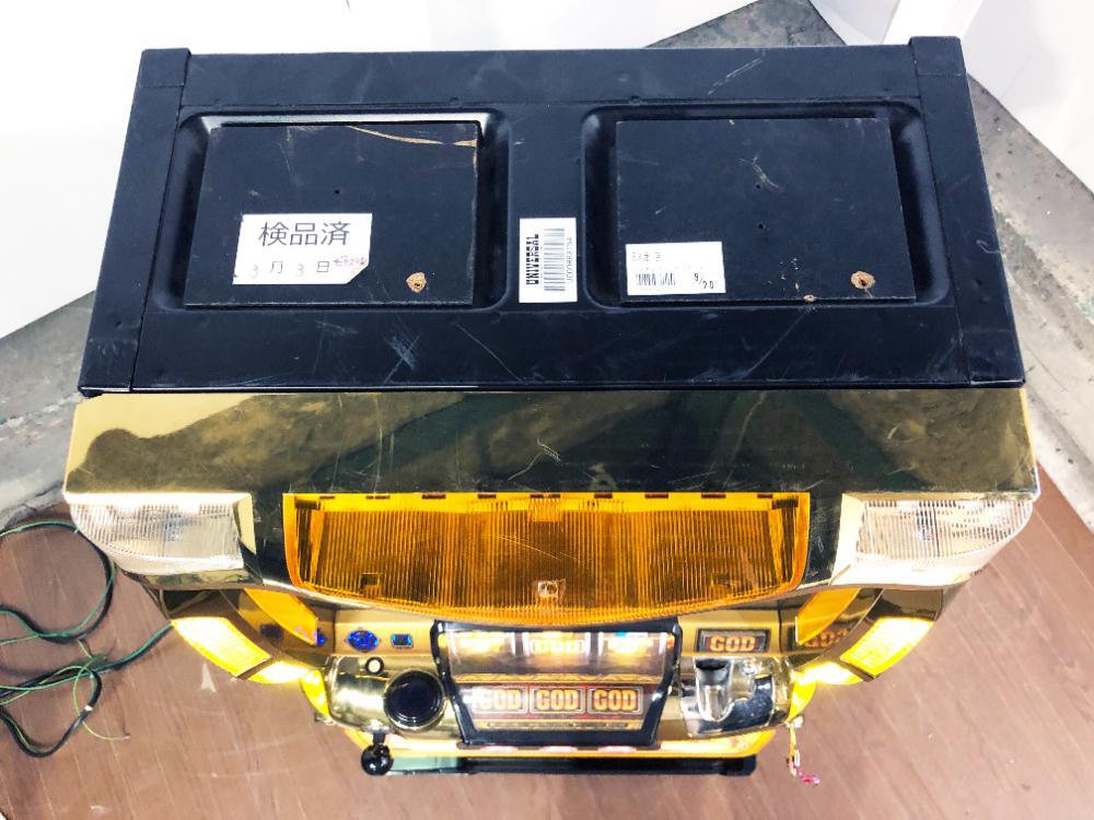 地域限定送料無料★超美品 中古★ELECO ミリオンゴッド 神々の系譜 ZEUS ver. パチスロ実機【ミリオンゴッド-神々の系譜-ゼウスUV】FM3H_画像5