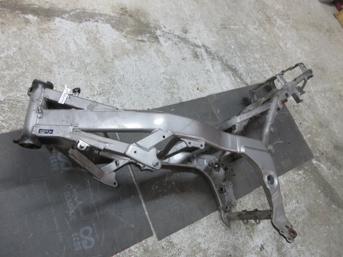 【D1277】■即決■ヤマハ ジール250 フレーム 販売証明書付き 美品!!【茨城発】3YX ZERL250同梱多いほど送料お得!売切! ジール_画像3