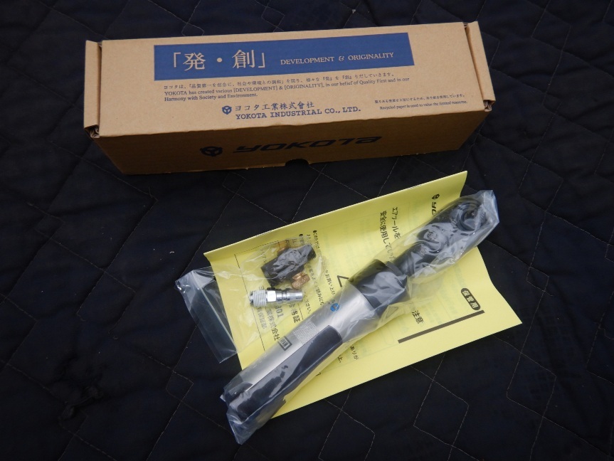 即決税0円未使用品ヨコタYOKOTAエアラチェットレンチRW-120 差し込み角9,5mm角(3/8) _画像1