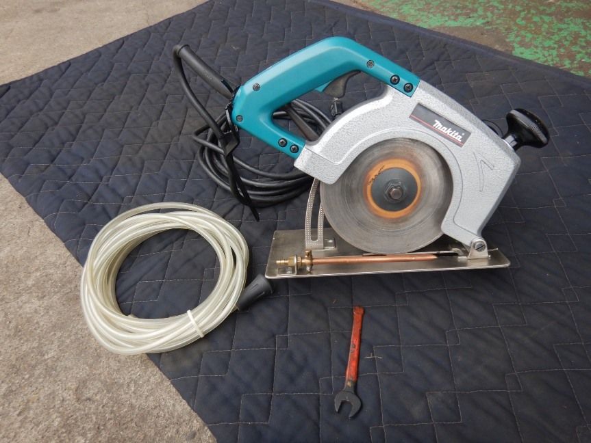  быстрое решение налог 0 иен б/у хороший Makita бетонорезка 4107R diamond диаметр 180mm