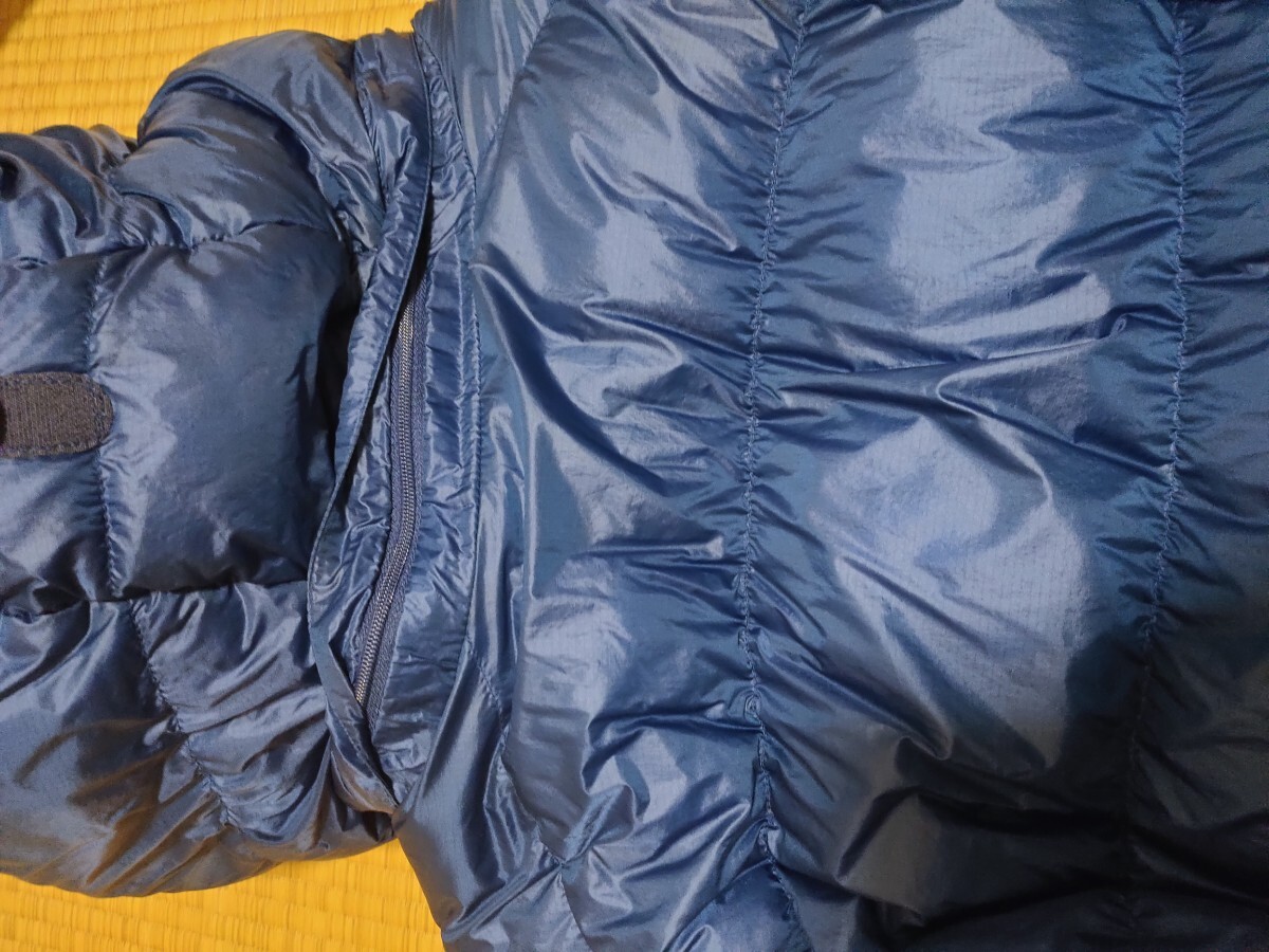 送料無料 ! 最終値下げ モンベル アルチプラノ ダウン パーカ 900 fill power フィルパワー RBL (Blue系) Size XL クリーニング済み_画像4