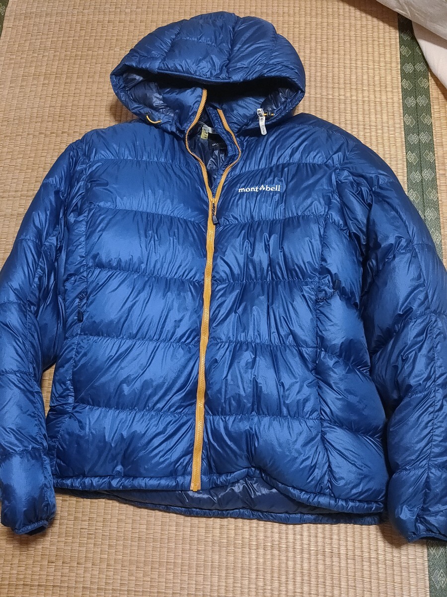 送料無料 ! 最終値下げ モンベル アルチプラノ ダウン パーカ 900 fill power フィルパワー RBL (Blue系) Size XL クリーニング済み_画像1