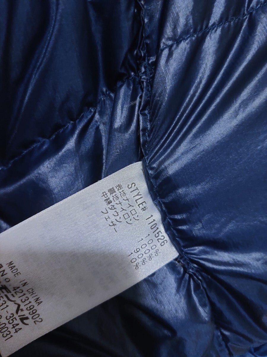 送料無料 ! 最終値下げ モンベル アルチプラノ ダウン パーカ 900 fill power フィルパワー RBL (Blue系) Size XL クリーニング済み_画像6