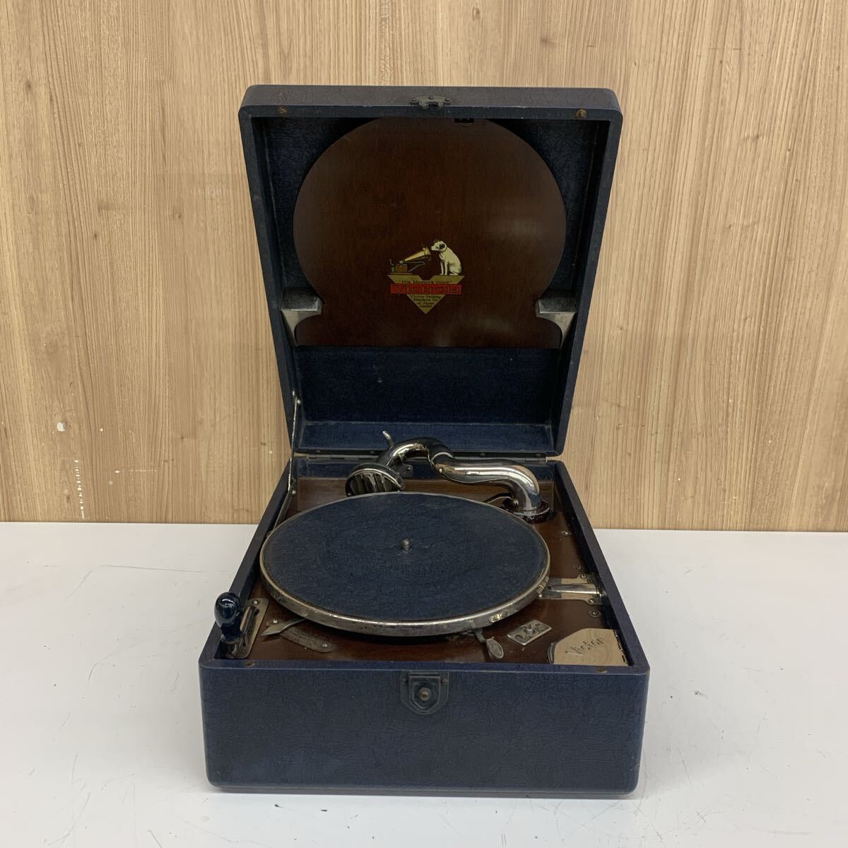 【K-1】 Victor J2-12 蓄音機 レトロ 現状品 4724-127_画像1