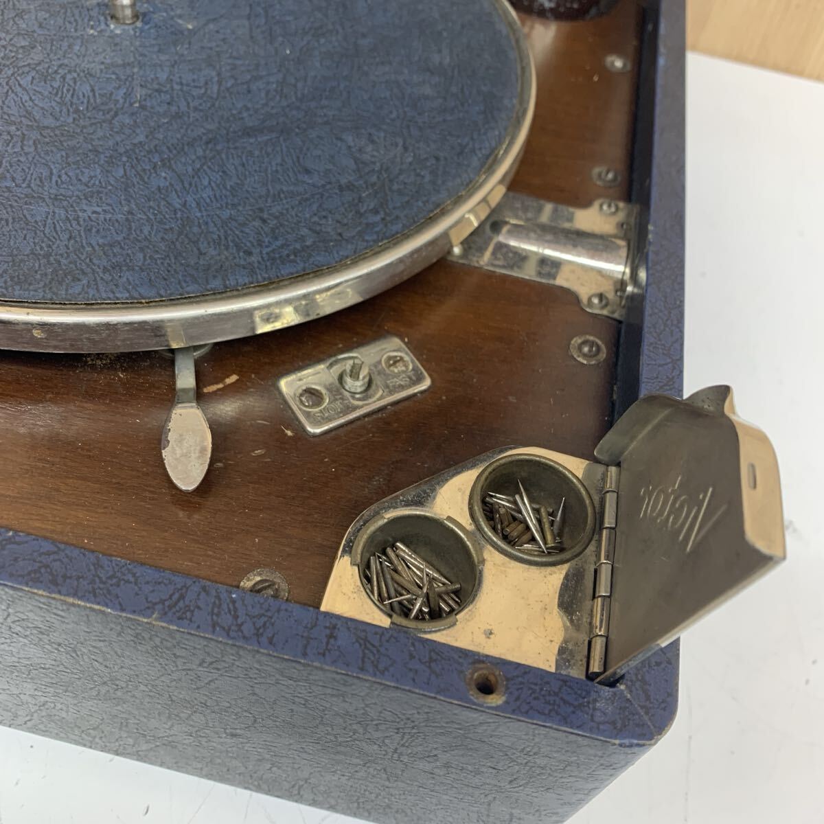 【K-1】 Victor J2-12 蓄音機 レトロ 現状品 4724-127_画像3