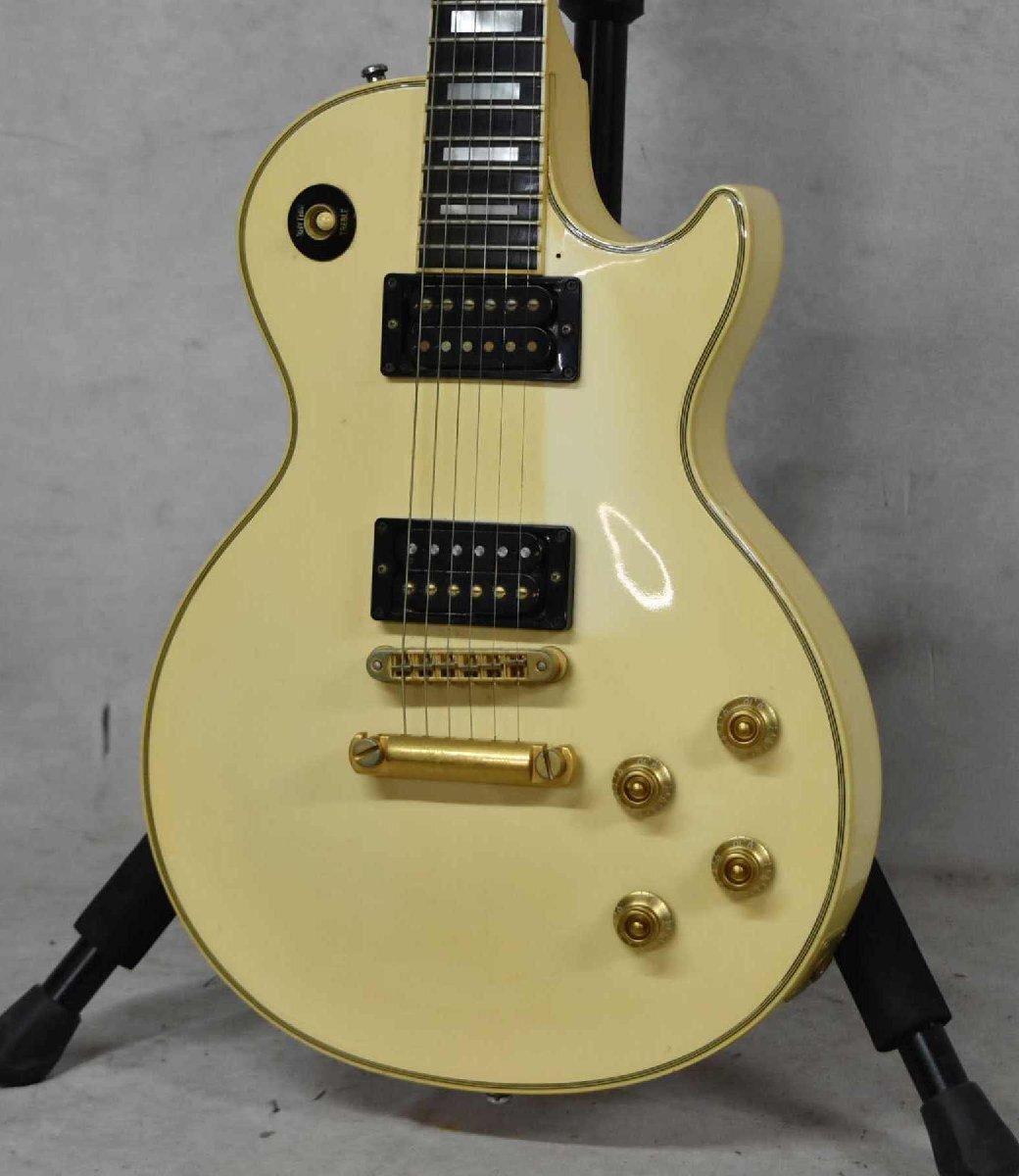 【C】Gibson Les Paul Custom white 2001 エレキギター ギブソン 3074742_画像1