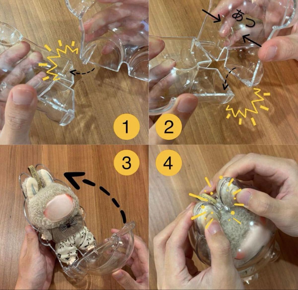 POPMART Labubu ラブブ ぬいぐるみ ケース_画像3