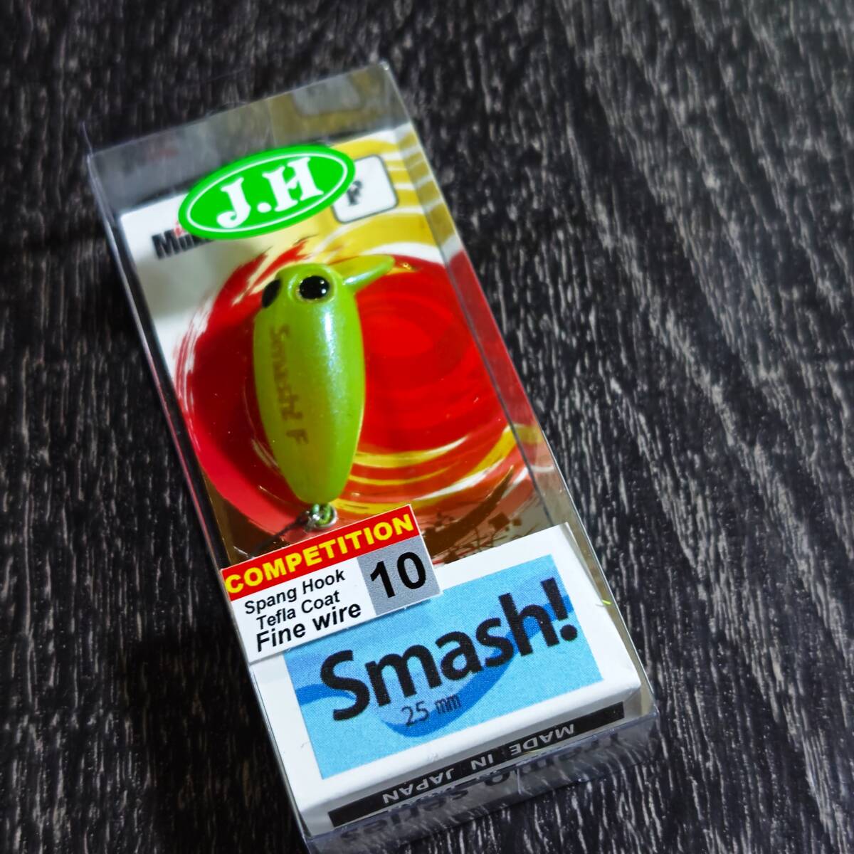 入手困難★新品未開封★Mukai Smash! Tremo25MR F 1.8g  ムカイ スマッシュ25MR F 城峰オリカラ グローンⅡ グロ~ン_画像1